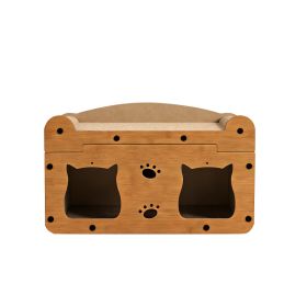 Only Self Pickup---Walnut Wood Cat Head 56 (Option: Default)