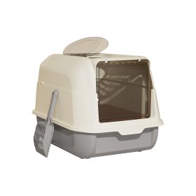 Only Self Pickup---Double-door Cat Litter Box (Option: Default)